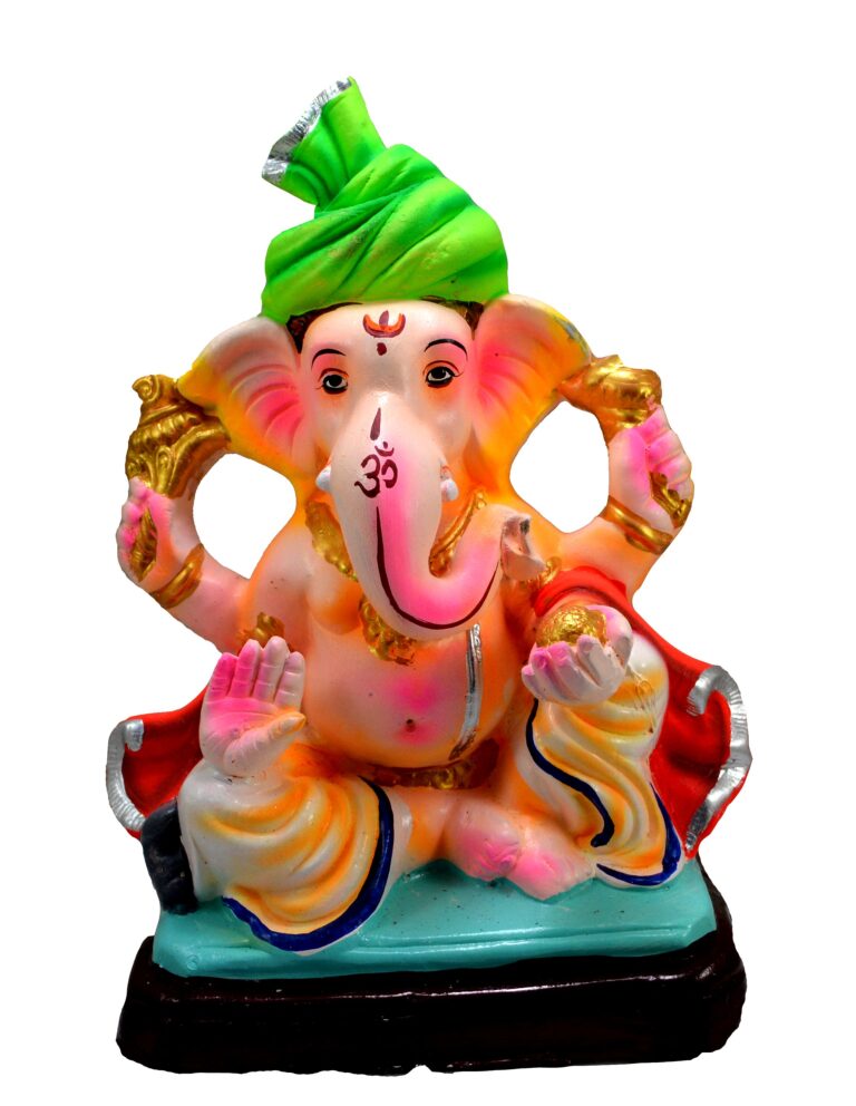 Eco-Friendly Clay Ganesha Idol Kachchi Shadu Mitti Murti for Home ...