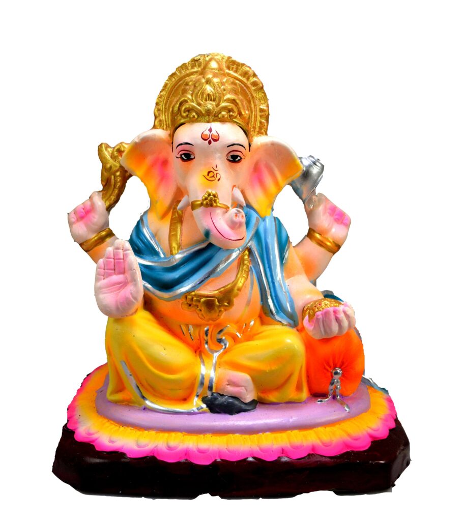 Eco-friendly Ganpati Idol – 9 Inches - Eco friendly Ganesha Idols