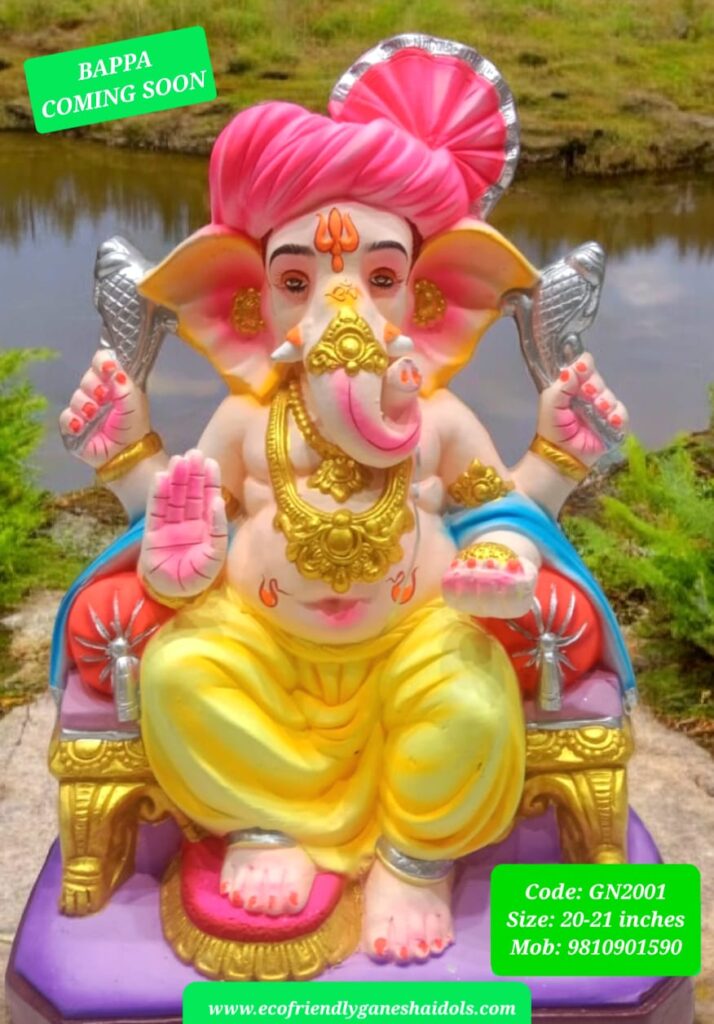 eco-friendly ganesha idols in delhi