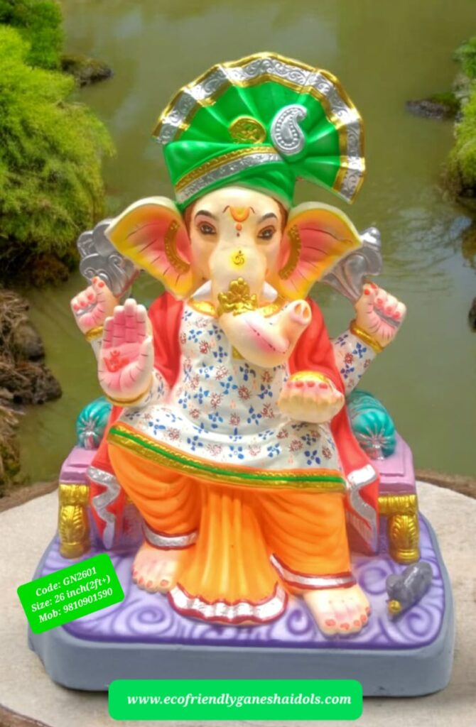 eco-friendly ganesha idols in delhi