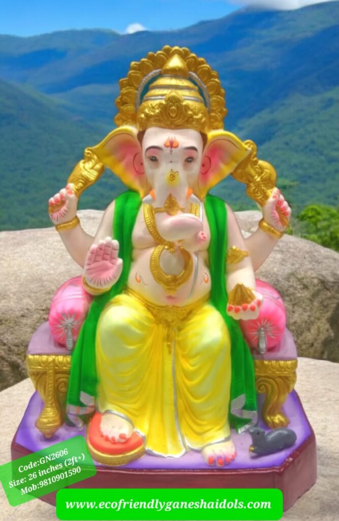 eco-friendly ganesha idols in delhi