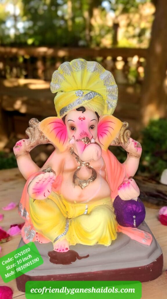 eco-friendly ganesha idols in delhi