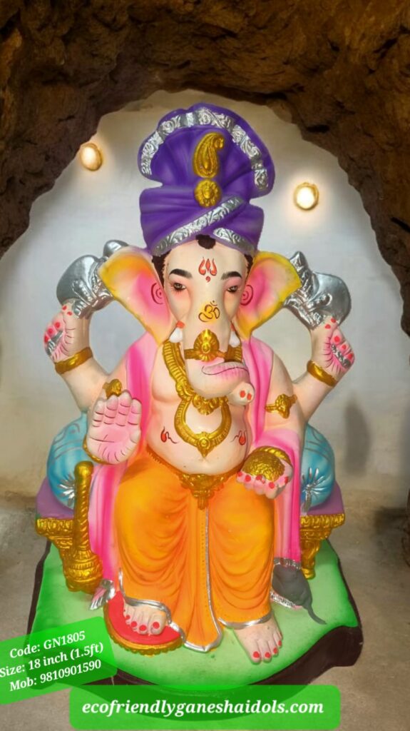 eco-friendly ganesha idols in delhi