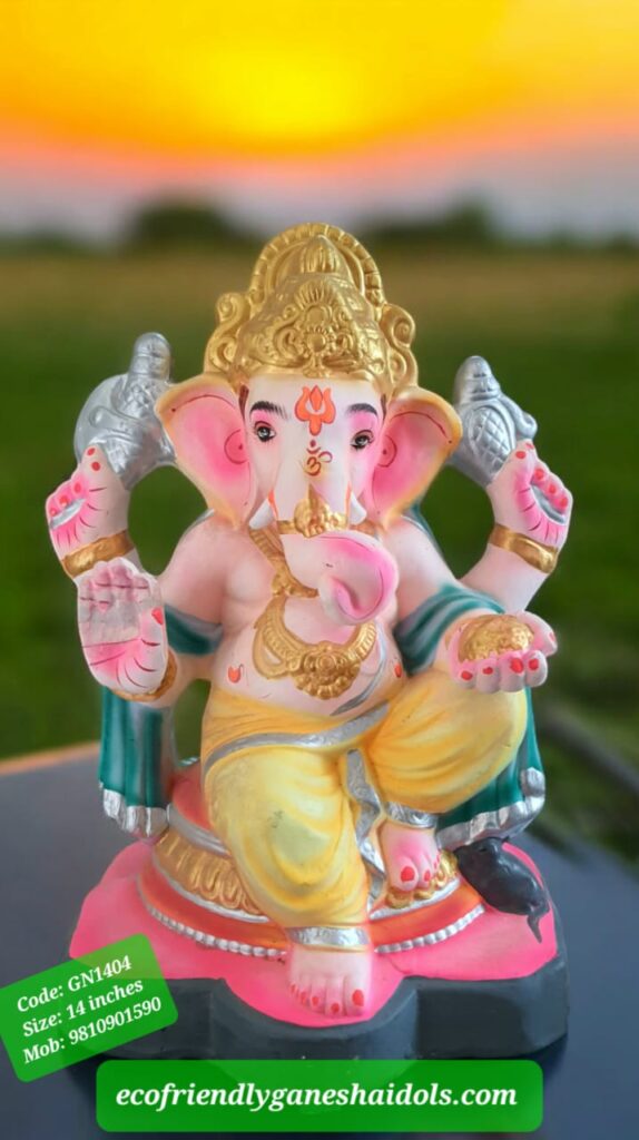 eco-friendly ganesha idols in delhi