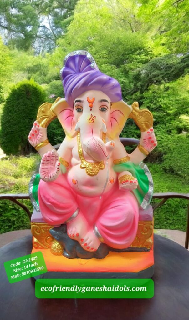 eco-friendly ganesha idols in delhi