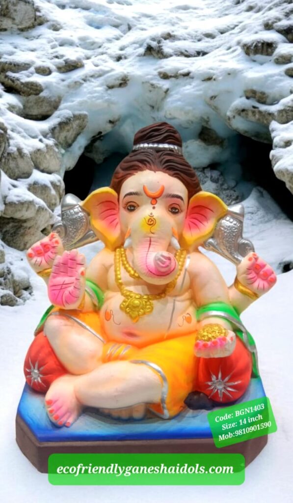 eco-friendly ganesha idols in delhi