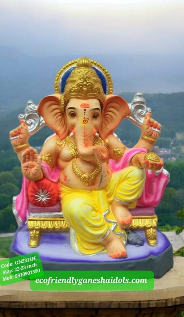 eco-friendly ganesha idols in delhi