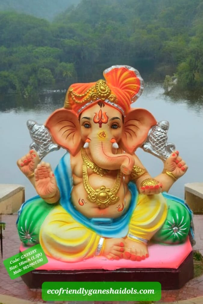 eco-friendly ganesha idols in delhi