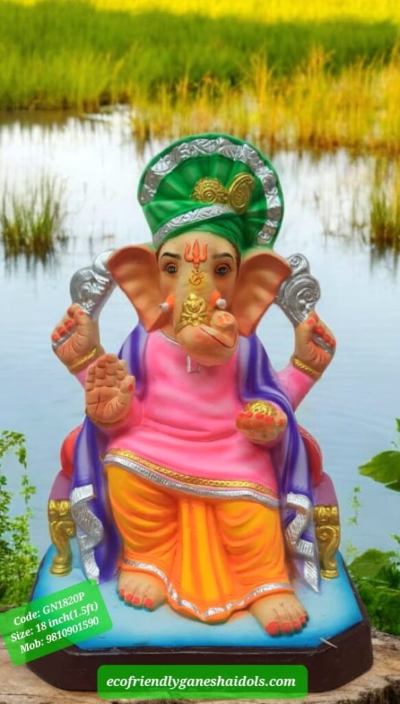 eco-friendly ganesha idols in delhi