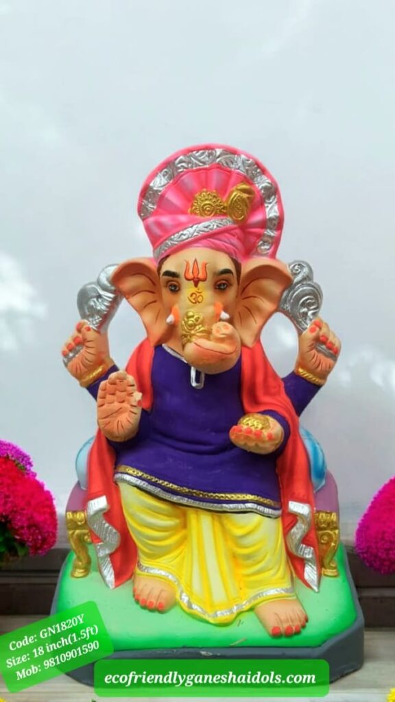 eco-friendly ganesha idols in delhi