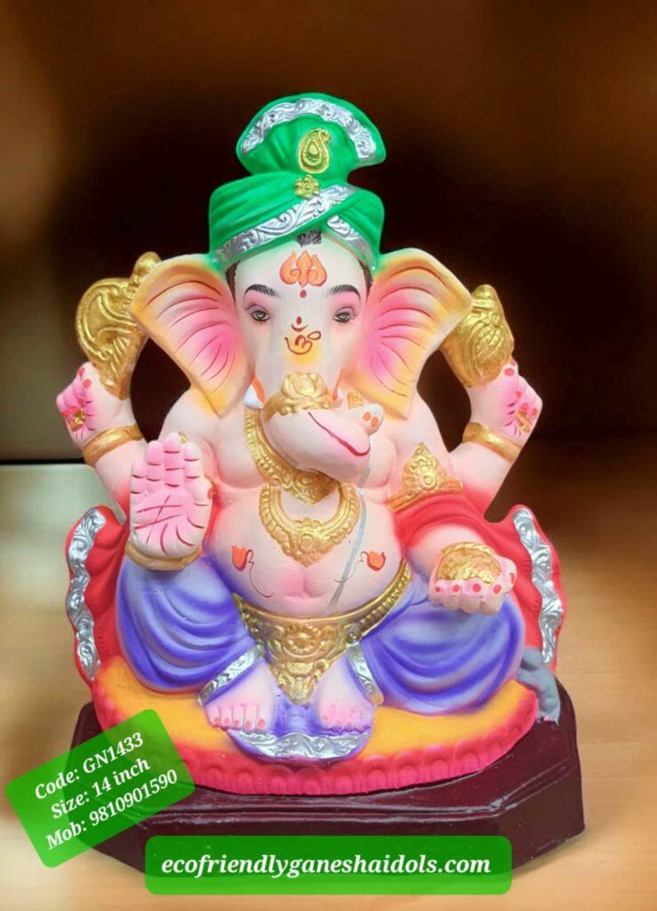 eco-friendly ganesha idols in delhi