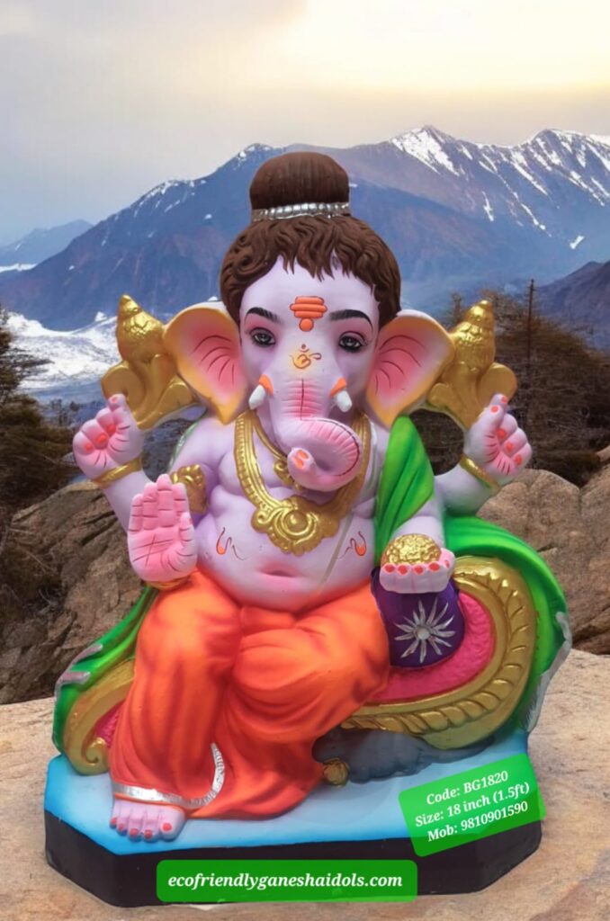 eco-friendly ganesha idols in delhi