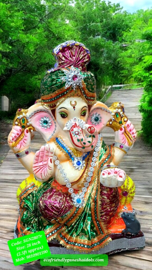 eco-friendly ganesha idols in delhi