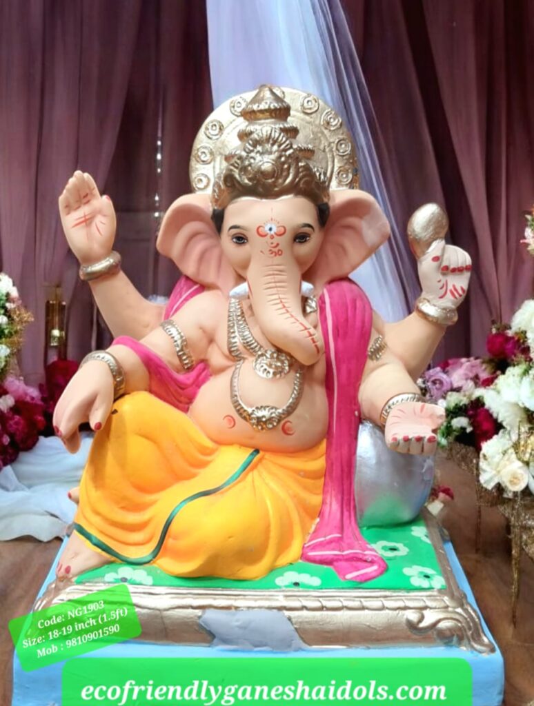 eco-friendly ganesha idols in delhi