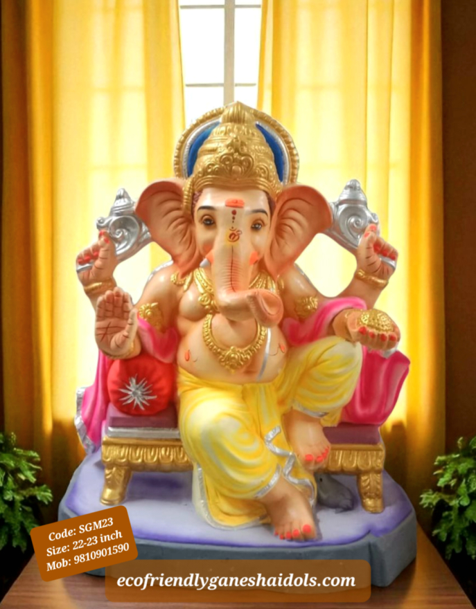 eco-friendly ganesha idols in delhi