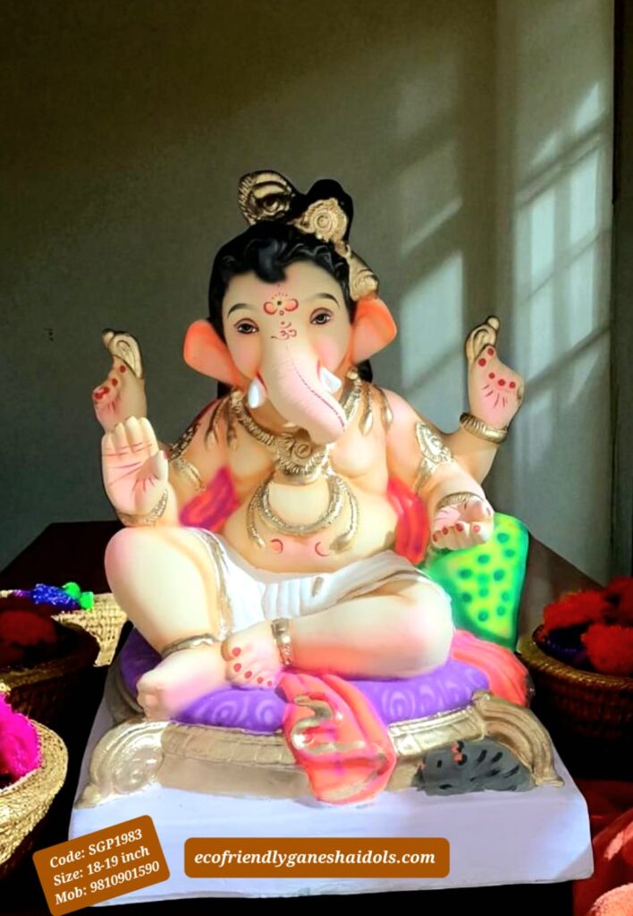 eco-friendly ganesha idols in delhi