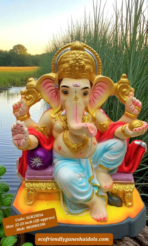 eco-friendly ganesha idols in delhi