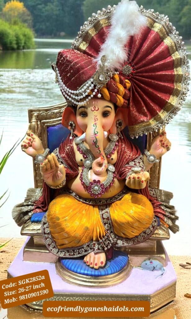 eco-friendly ganesha idols in delhi