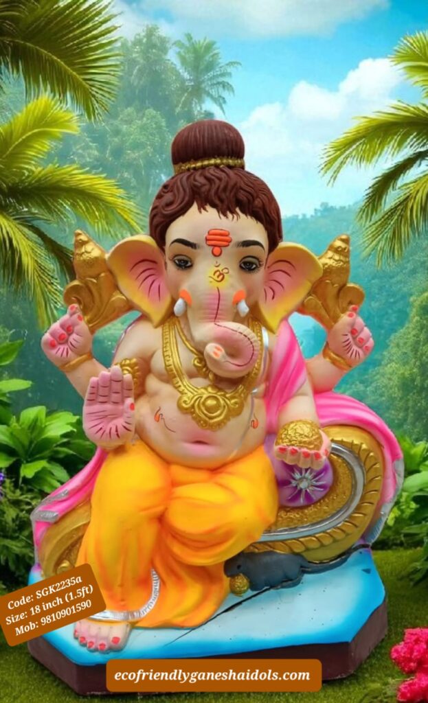 eco-friendly ganesha idols in delhi