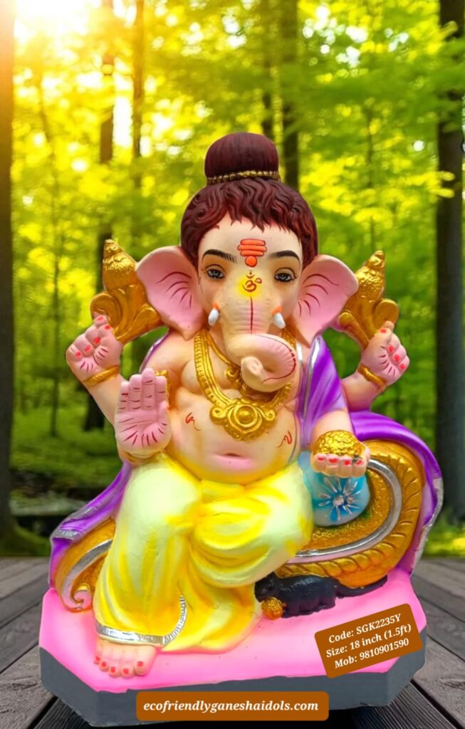 eco-friendly ganesha idols in delhi