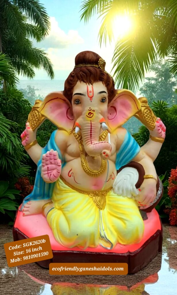 eco-friendly ganesha idols in delhi