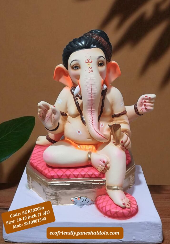 eco-friendly ganesha idols in delhi