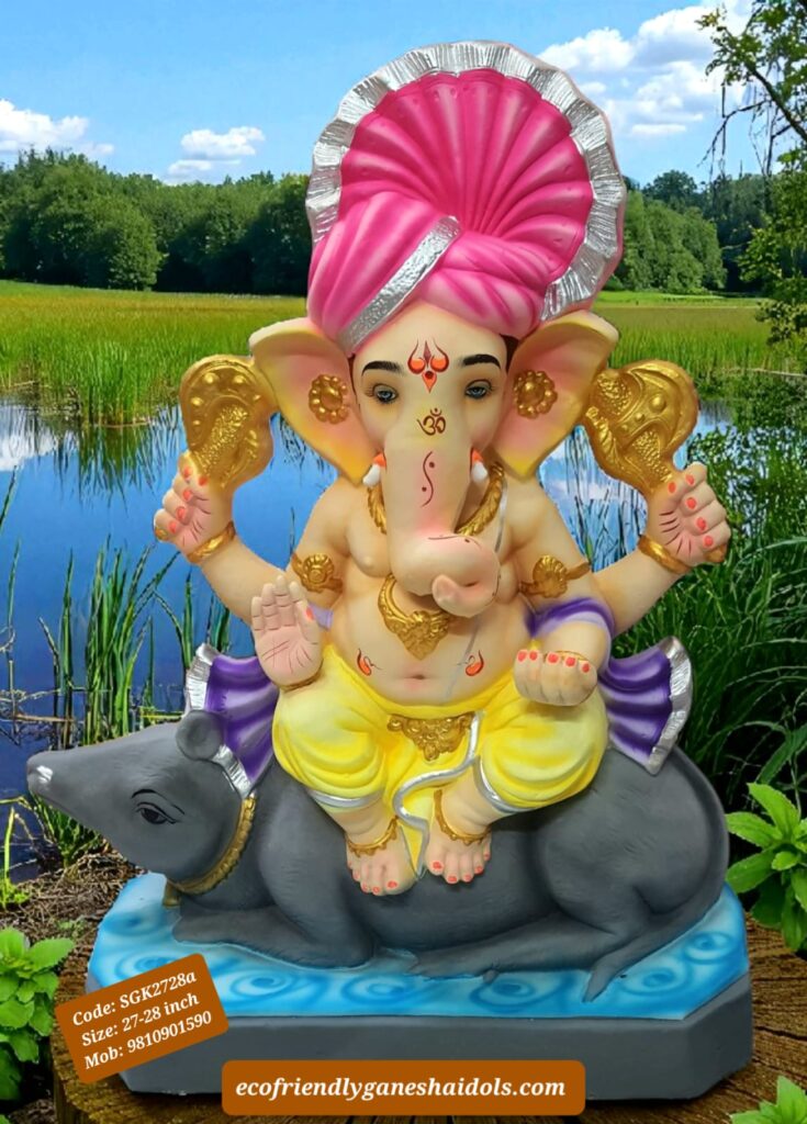 eco-friendly ganesha idols in delhi