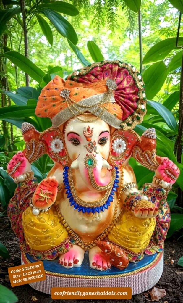 eco-friendly ganesha idols in delhi