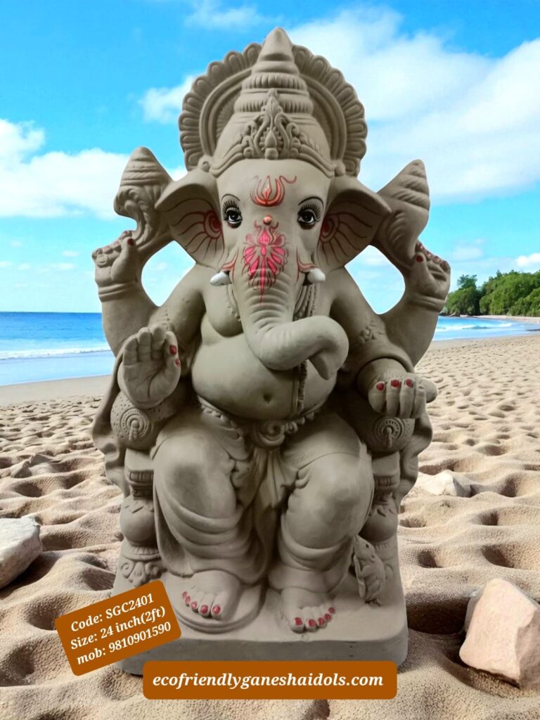 eco-friendly ganesha idols in delhi