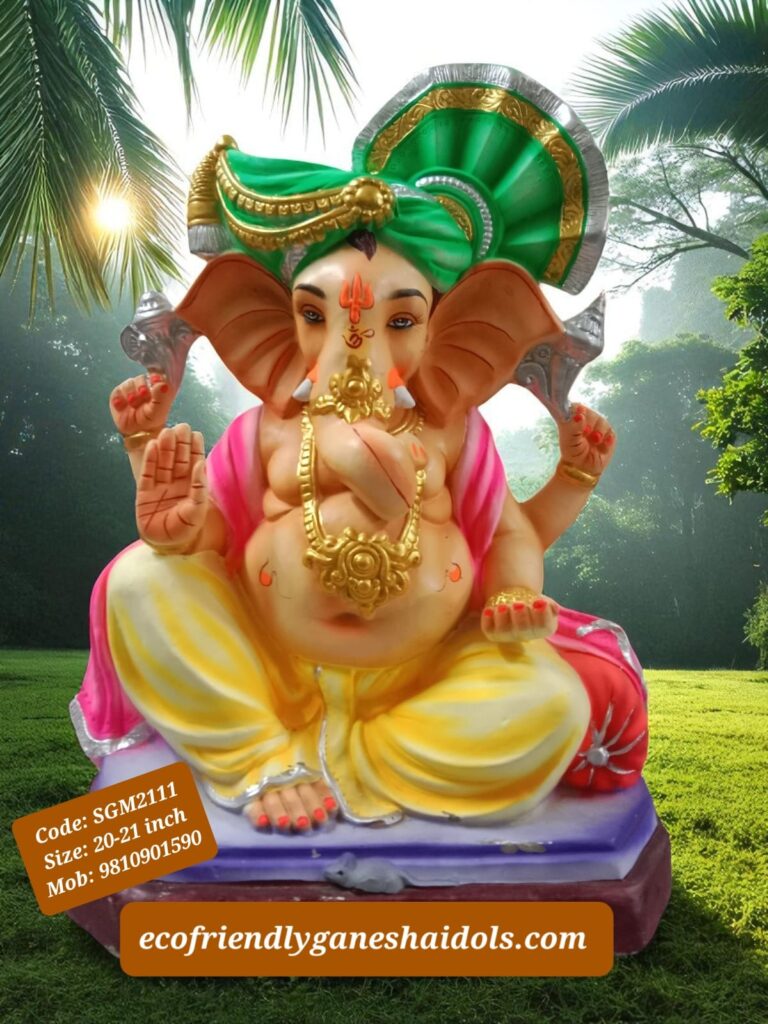eco-friendly ganesha idols in delhi