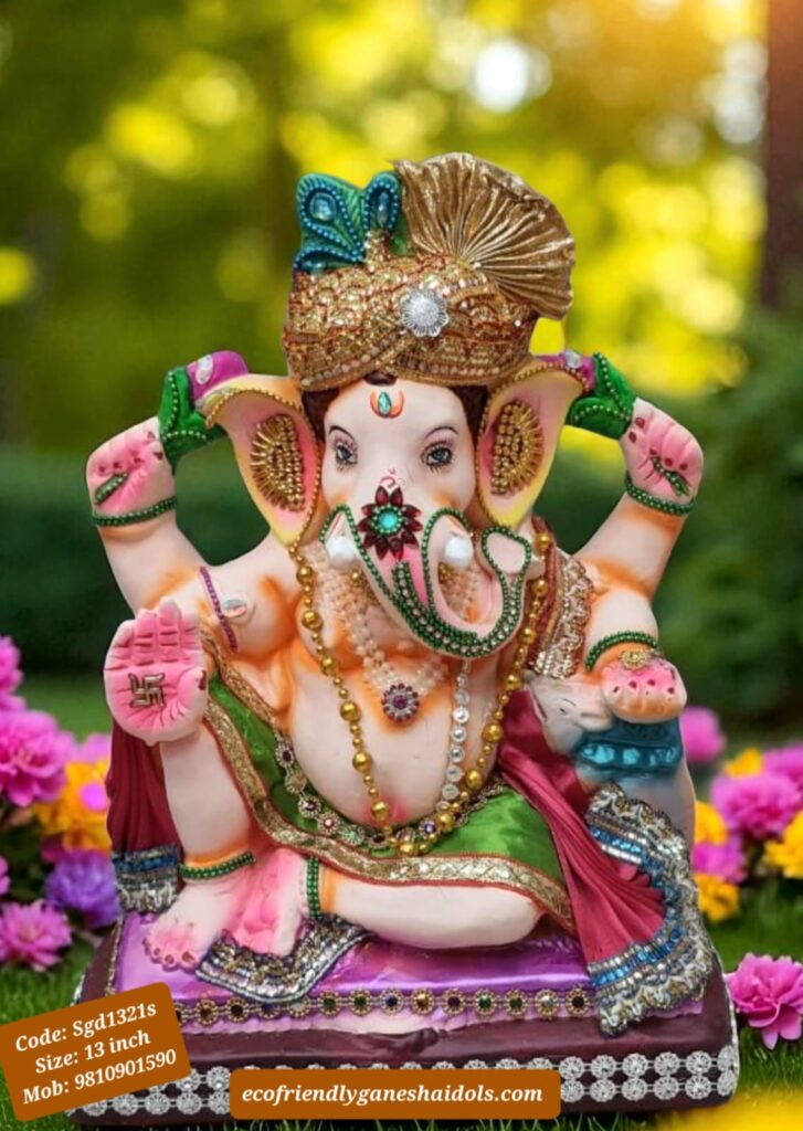 eco-friendly ganesha idols in delhi