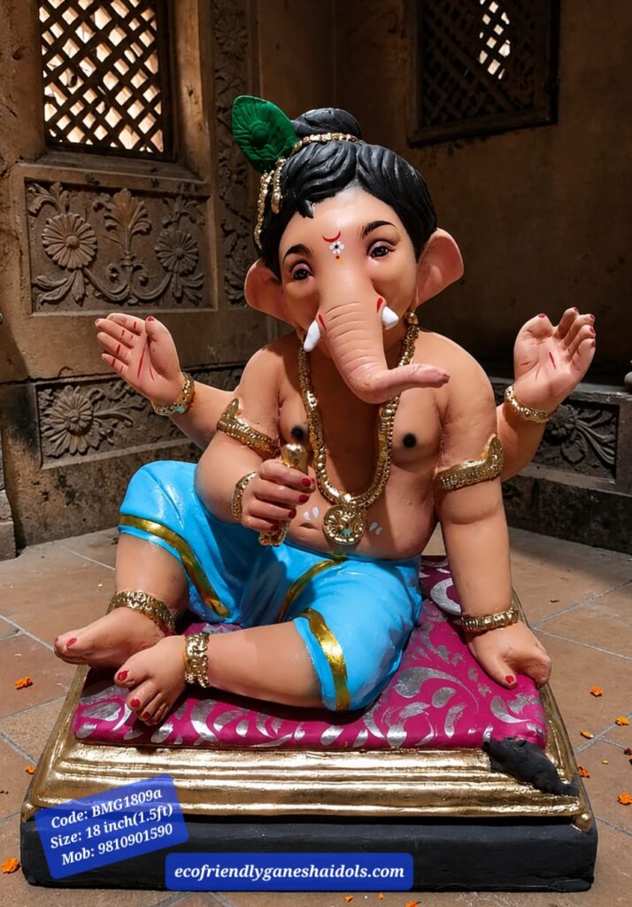 eco-friendly ganesha idols in delhi