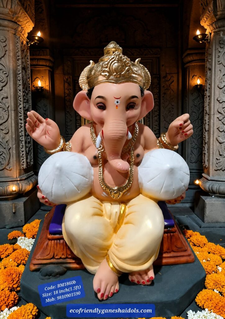 eco-friendly ganesha idols in delhi