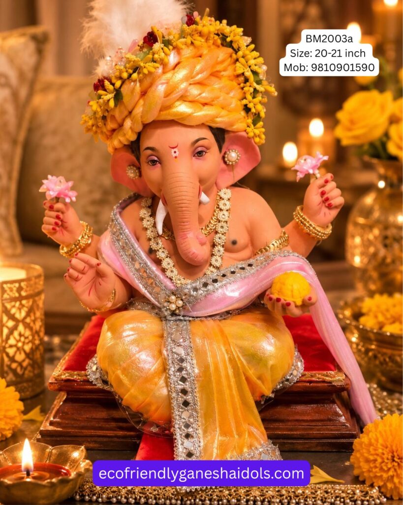 eco-friendly ganesha idols in delhi