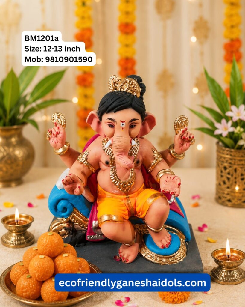 eco-friendly ganesha idols in delhi