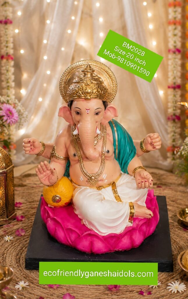 eco-friendly ganesha idols in delhi