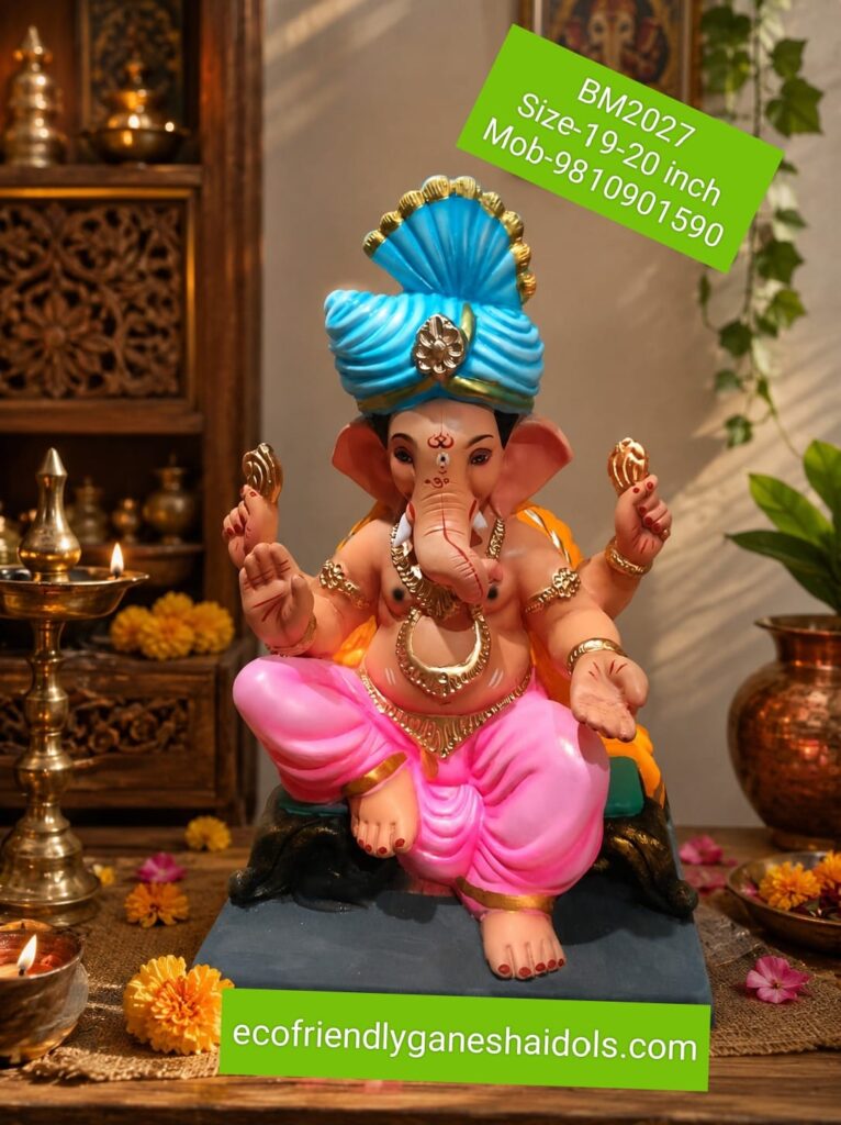 eco-friendly ganesha idols in delhi