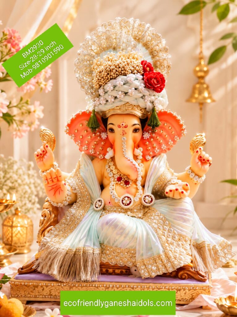 eco-friendly ganesha idols in delhi