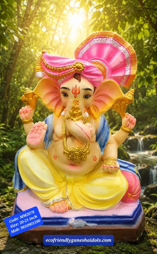 eco-friendly ganesha idols in delhi
