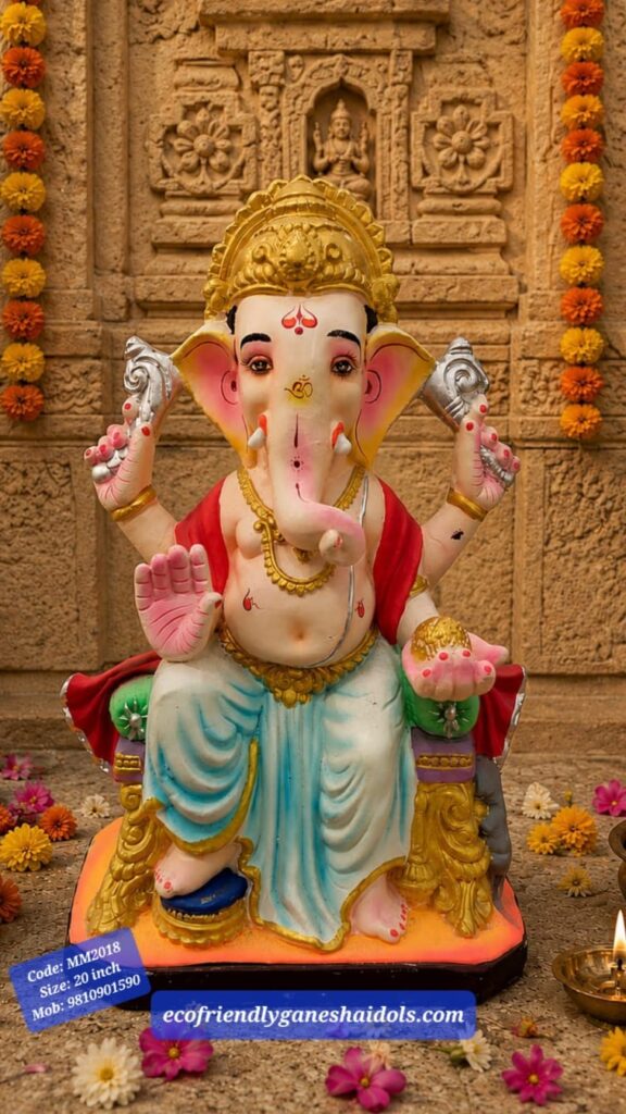 eco-friendly ganesha idols in delhi