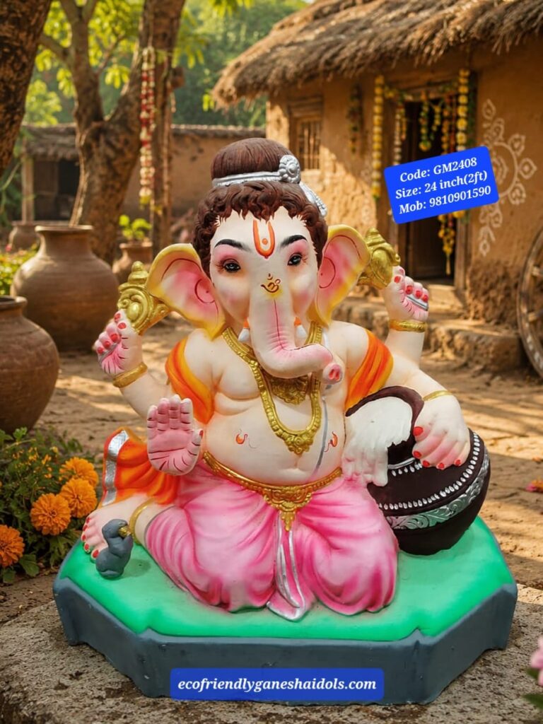 eco-friendly ganesha idols in delhi