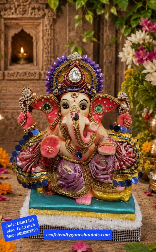 eco-friendly ganesha idols in delhi