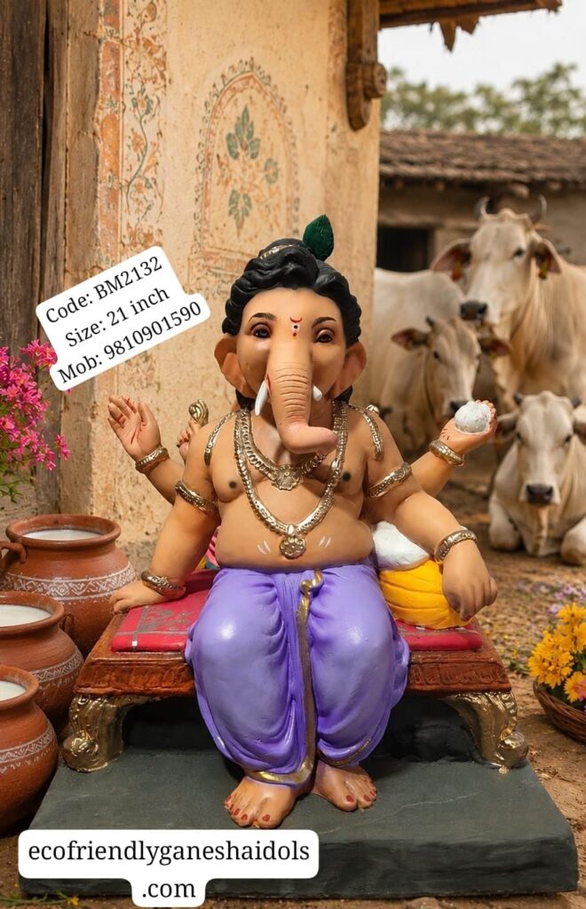 eco-friendly ganesha idols in delhi