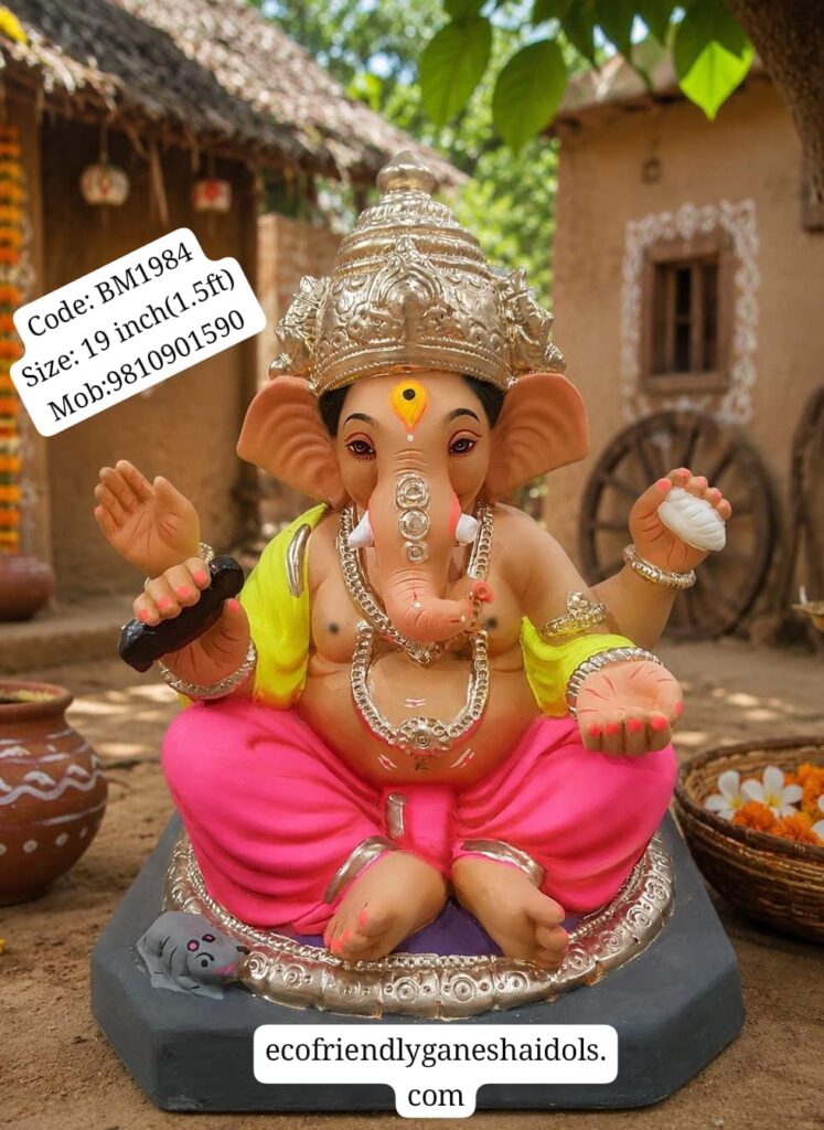 eco-friendly ganesha idols in delhi