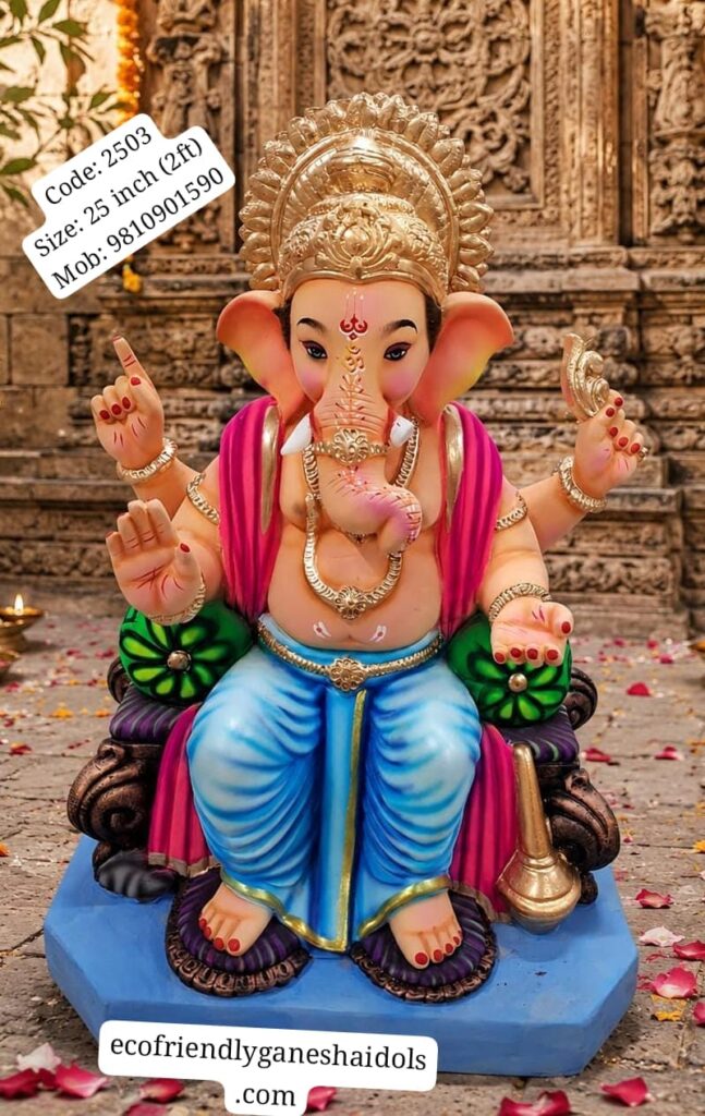 lal bag eco-friendly ganesha idols in delhi