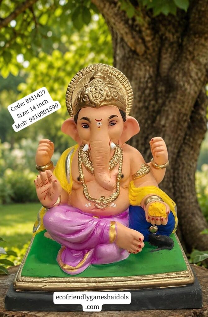 eco-friendly ganesha idols in delhi
