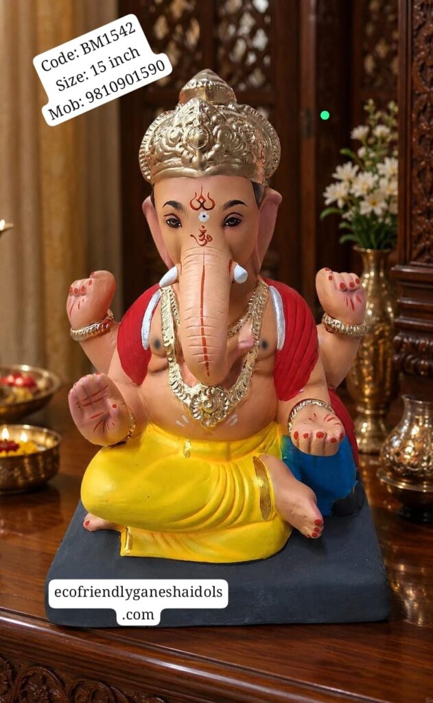 eco-friendly ganesha idols in delhi