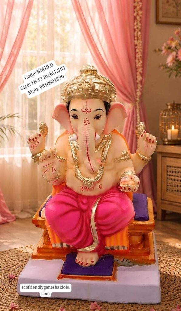 eco-friendly ganesha idols in delhi