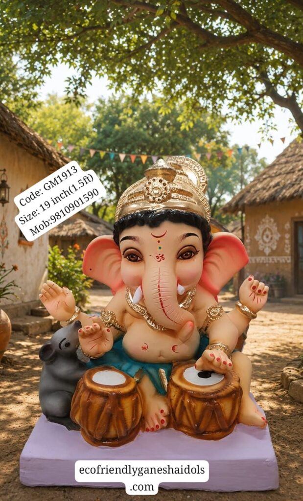 eco-friendly ganesha idols in delhi