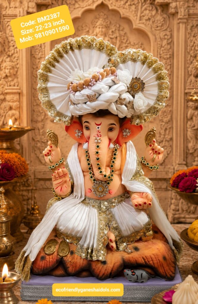 eco-friendly ganesha idols in delhi